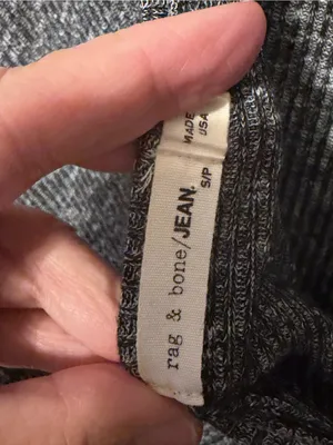 Rag & Bone Gray Twist Back Top Size Small thumbnail 8