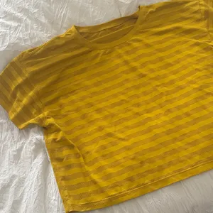 Lululemon Cropped Yellow Top thumbnail 1