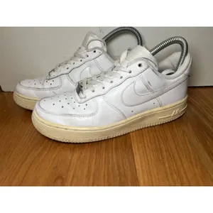 Nike Air Force 1 Low Shoes Womens Size 6.5 White 315115-112 Classic Leather thumbnail 3