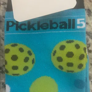 Pickleball 518 Blue and Black Unisex one size fits most Socks thumbnail 3