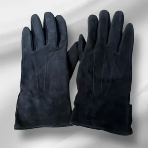 Aris Black Leather Gloves‎ thumbnail 1