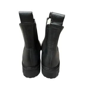 Everlane The Lug Chelsea Boot Black Leather Ankle Boots Lug Sole Size 7 thumbnail 3