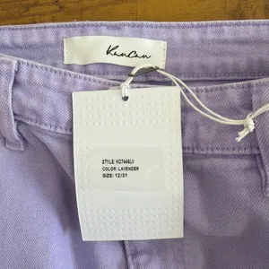 KanCan Lavender Ultra High Rise 90s Straight Leg Jeans 12/31 NWT Minor Flaw thumbnail 3