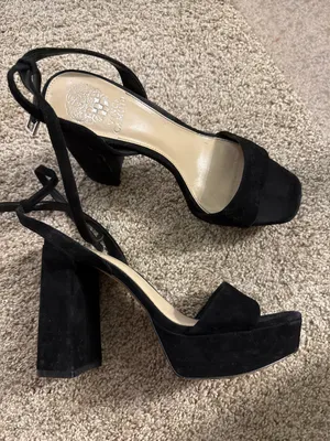 Black Suede Vince Camuto Heels thumbnail 1
