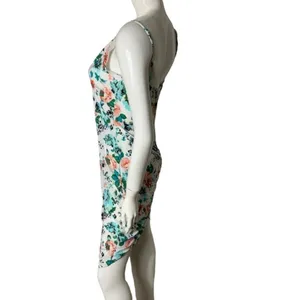Auditions Floral slip dress bodycon spaghetti strap garden party marked M/L‎ thumbnail 5