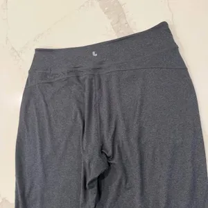 Lole Jersey Knit High Rise Jogger Lounge Pants Women's Medium Gray Cinch Waist thumbnail 6