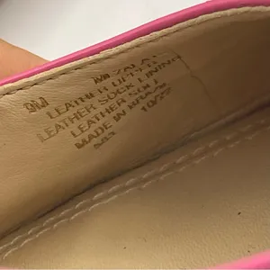 Marc Fisher Zala Barbie pink patent leather slip on pointed toe pumps Size 9M thumbnail 7