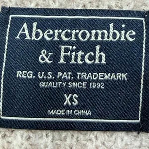 Abercrombie & Fitch Mock Neck Ribbed Knit‎ Sweater Mauve Pink XS Preppy Casual thumbnail 3