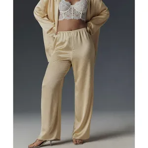 Anthropologie Mare Mare Pleated Satin Pants NWT Size S thumbnail 3