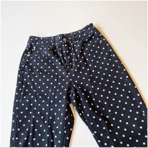 TOPSHOP Moto Mom High Waisted Polka Dot Print Jeans Size 25 EUC thumbnail 5