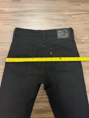 Levi’s Premium Wedgie Straight Ankle Jeans 25 Fits 26x27 Black Sprout $108 thumbnail 8