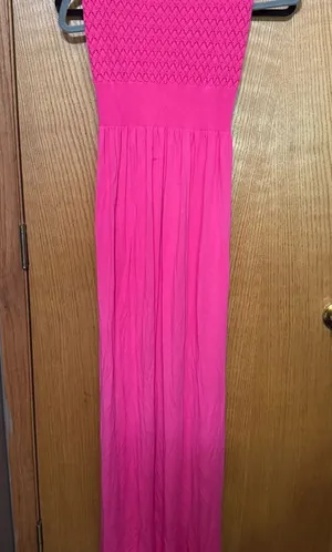 Vibrant Pink Maxi Dress Size M thumbnail 1
