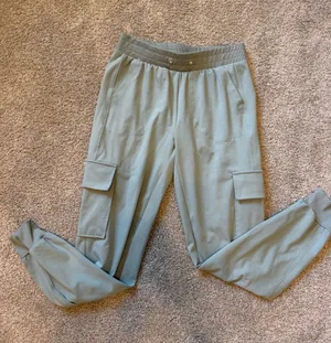 Rachel Zoe Sage Green Cargo Jogger Pants thumbnail 1