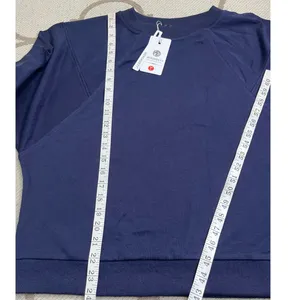 MEROKEETY Crewneck Sweatshirt Long Sleeve Pullover Casual Cozy Top Size L NWT thumbnail 6