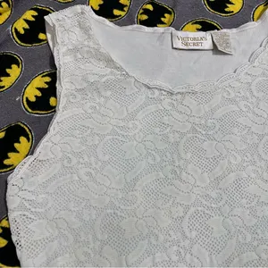Victoria's Secret Cream Lace Tank Top thumbnail 2