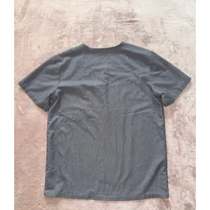 Figs Catarina Top‎ Women's Scrub V-neck Gray Size Medium thumbnail 5