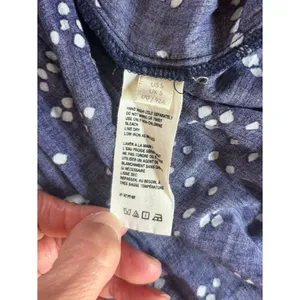 Free People Shibori Tunic Mini Dress Womans Small Flowy Balloon Sleeve Boho thumbnail 5
