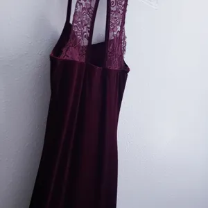 Lulu's Crazy Over You Burgundy Velvet Racerback Maxi Dress thumbnail 8