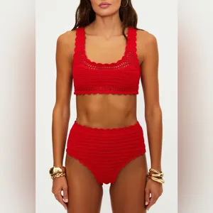 BEACH RIOT Kirby Bottom Ruby Crochet, Size Large , $138 thumbnail 7