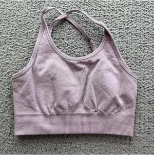 AYBL Seamless Sculpt Sports Bra Mauve Pink Adjustable Straps Gym Activewear S thumbnail 1