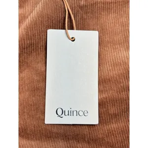 Quince Organic Stretch Corduroy Straight Leg Pants‎ Womens 10 Warm Brown NEW thumbnail 5