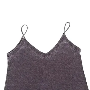 Chaser Revolve DOUBLE V NECK RIB CAMI BEAR Purple Women’s Top SZ M thumbnail 8