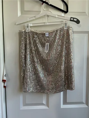 Old Navy Sequin Mini Skirt thumbnail 3