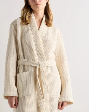 Quince Turkish Organic Waffle Robe thumbnail 3