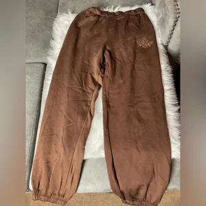 Boys Lie Josh Grunfeld Vintage Sweatpants in Chocolate thumbnail 6