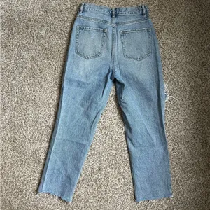 Pacsun High Rise Straight Jeans Medium Wash Distressed Denim Streetwear Size 26 thumbnail 4
