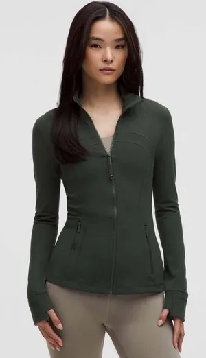 Lululemon NWT Define Nulu Jacket Rain Forests Green Size 2 thumbnail 1