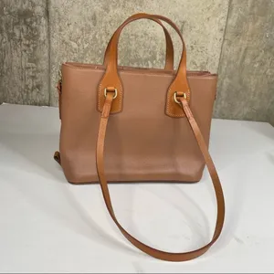 Dooney & Bourke Morgan Saddle Tan Shoulder Bag with Dust Bag and Coin Purse‎ thumbnail 3