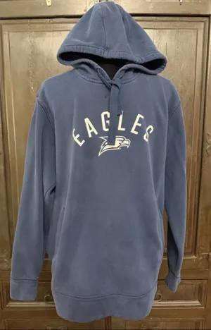 Adidas Georgia Southern Eagles Navy Sweatshirt- Large. ***Refer to measurements. Gently warn & great condition with minor discoloration & fuzzies. Gently Used. Measurements approximately 23” from armpit to armpit x 27” long. Non-smoking smoking home. Sold at as is condition. Don’t like my price make a reasonable offer. thumbnail 1