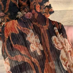 Joie Blouse Size L Elastic at Sleeves, Neckline, Subtle Sparkle Thread Accents thumbnail 4