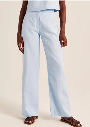 Abercrombie 100% Linen Collection Pants thumbnail 2