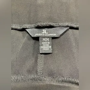 Jules & Leopold Classic Black Wide-Leg Below the Knee Pants Size M thumbnail 9