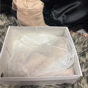 Chic Beige‎ Women's Heeled Boots Tan Size 8 thumbnail 6