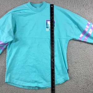Disney Parks Walt Disney World‎ Spirit Jersey XS Turquoise Purple Long Sleeve thumbnail 5