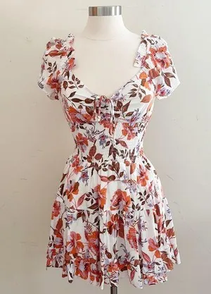 VICI | Floral Smocked Dress thumbnail 1