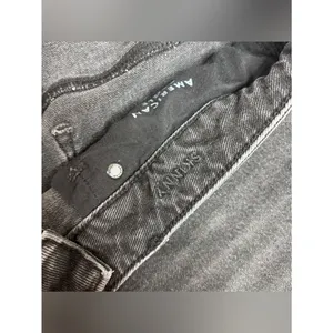 American Eagle Outfitters Black Denim Skinny Jeans high rise size 8 casual thumbnail 2