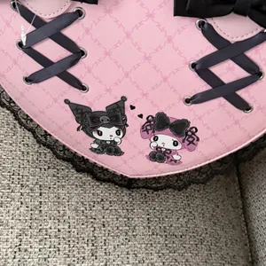 Universe Sanrio My Melody X Kuromi Lolita Figural Heart Bag thumbnail 2