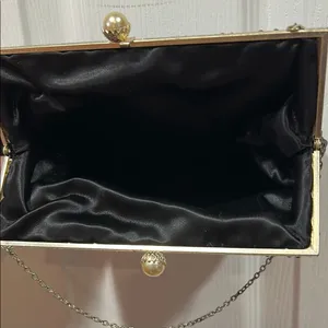Vintage Black Beaded Evening Clutch thumbnail 3