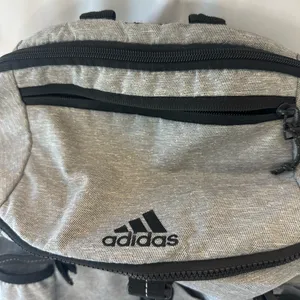 Gray Men’s Backpack with Black Trim Adidas Black And Gray Backpack unisex thumbnail 2