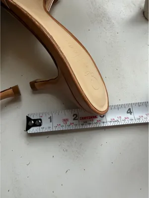 Cole Haan Women's Brown Leather Slip-On Heels thumbnail 9