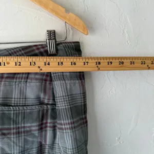 Horny Toad Size 8‎ Outdoor Gray Plaid Mini Skirt Academia thumbnail 5