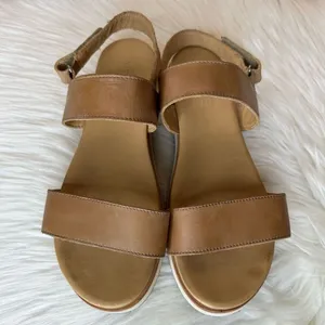Nisolo Go-To Platform Sandals In Almond Size 9.5 thumbnail 11