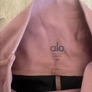 Alo Yoga Women's High Waist Tech Lift Airbrush Legging Rosewater Marathon Sz XS thumbnail 4