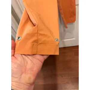 Nike Sportswear Woven High-Rise Trousers Orange WMNS Medium Snap Leg‎ Zip Front thumbnail 6