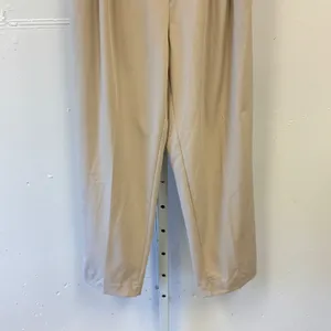 NWT H&M Beige High Waisted‎ Pleated Trousers Straight Leg Dress Pants Tan Size 4 thumbnail 4