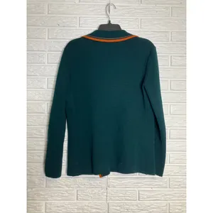 Vintage Gimbels 100% wool‎ double breasted blazer made in Italy emerald green thumbnail 6